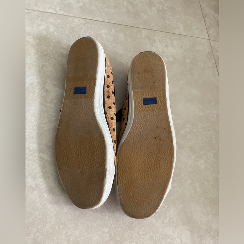 ♦️ KEDS Rally sneakers Cork Sz 8 polka dot EUC - Picture 6 of 6